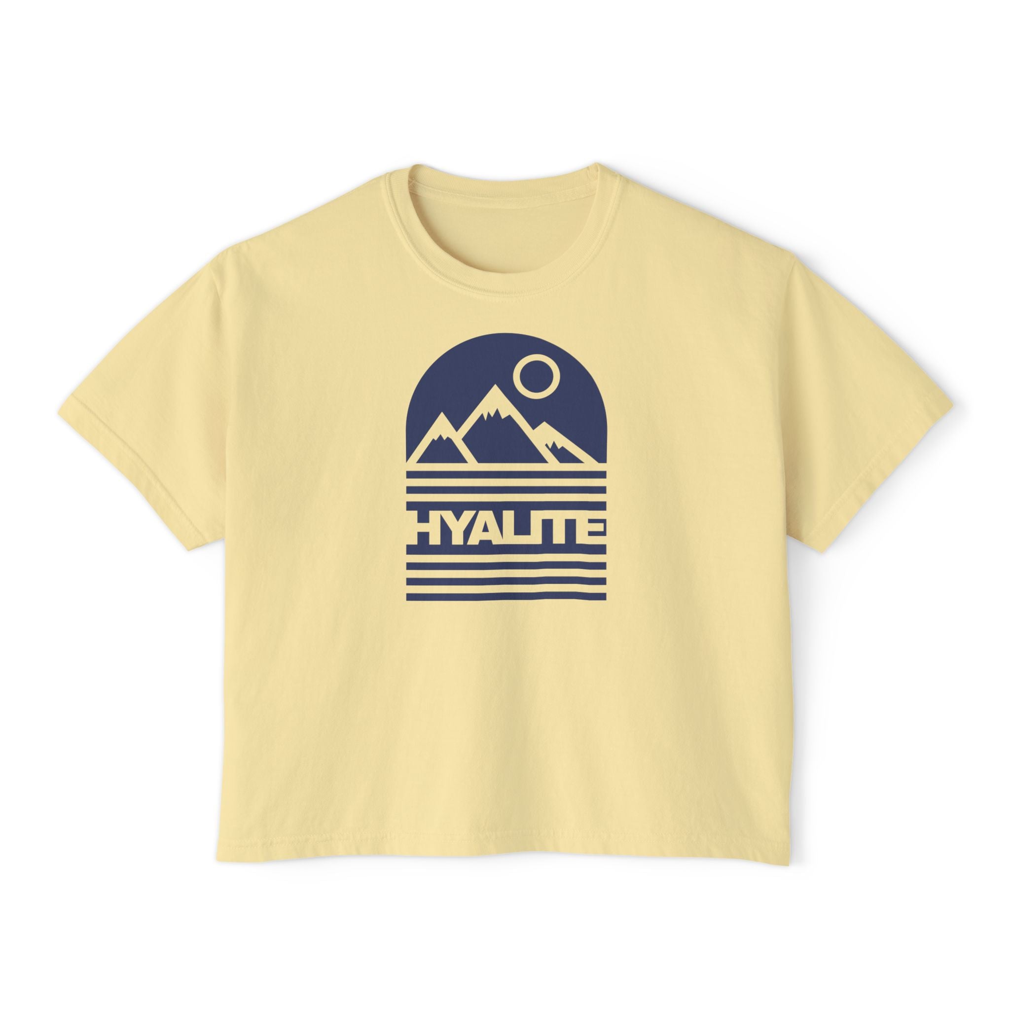Hyalite Mountain Arch Women’s Boxy Tee